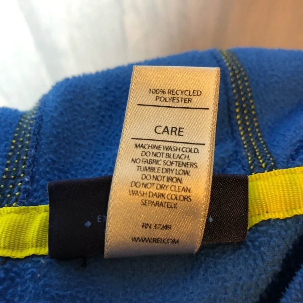 REI Boy Toddler Zip Up Lightweight Fleece Jacket